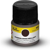 010 - Dunkelbraun glänzend [12 ml] von Heller