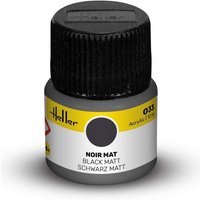 033 - Schwarz matt [12 ml] von Heller