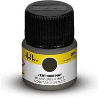 091 - Schwarzgrün matt [12 ml] von Heller