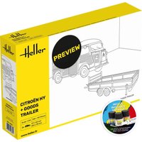 Citroen HY + Goods Trailer - Starter Kit von Heller