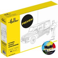 Citroen Mehari Gendarmerie - Starter Kit von Heller
