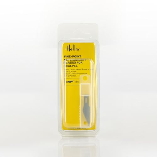 Heller 99008 Fine-Point Replacement Blades for Scalpel (5 Pieces) von Heller