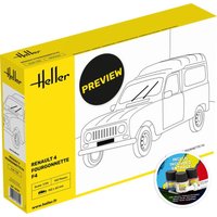 Renault 4 Fourgonette F4 - Starter Kit von Heller