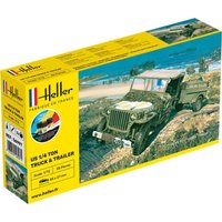 US 1/4 Ton Truck Trailer - Starter Kit von Heller