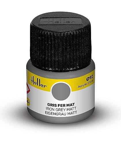 heller 9092 Modellbaufarbe, Klein, Grau von Heller