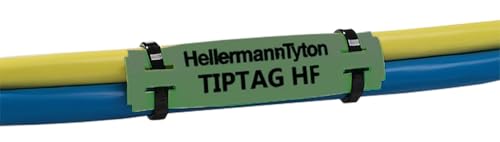 HellermannTyton TIPTAG Kabeletiketten H. 11mm B. 100mm 120 auf Grün Polyolefin, Packung a 120 Stück HellermannTyton TIPTAG Kabeletiketten H. 11mm B. 100mm 120 auf Grün Polyolefin, Packung a 120 Stück von HellermannTyton