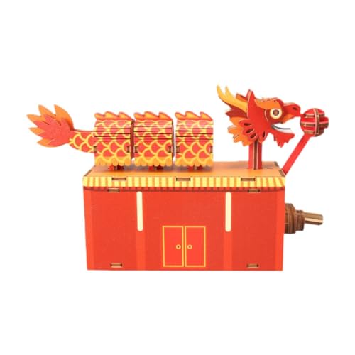 Hellery 3D Puzzle Spielzeug, 3D Holzbausatz, Einfache Montage, Kreative Drachenbausteine, Drachenmodellbausatz für Kinder Ab 8 Jahren, Jugendliche Und Erwachs von Hellery