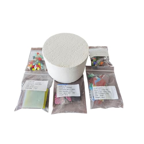 Hellery 6 Teiliges Mikrowellen Set für DIY Bastelprojekte mit Keramikfaser Und Glasschmelzwerkzeugen von Hellery