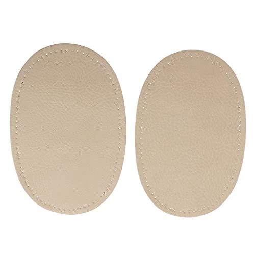 Hellery Aufnähbare Ellbogen/Knie Patches Aus Wildleder Aus PU Leder Ovaler Ellbogen Patch Mit Nahtlöchern Einfach Zu Verwenden 1 Paar 5,5 Zoll X 3, Beige, 13.8 * 9cm Hellery Aufnähbare Ellbogen/Knie Patches Aus Wildleder Aus PU Leder Ovaler Ellbogen Patch Mit Nahtlöchern Einfach Zu Verwenden 1 Paar 5,5 Zoll X 3, Beige, 13.8 * 9cm von Hellery