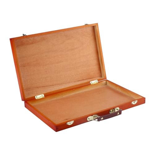 Hellery Aus Holz, Zeichenwerkzeugkoffer, Koffer, Rechteckig, Retro Design, Aufbewahrungsbox für Künstlerwerkzeuge für Anfänger, Organizer für Kunstb Hellery Aus Holz, Zeichenwerkzeugkoffer, Koffer, Rechteckig, Retro Design, Aufbewahrungsbox für Künstlerwerkzeuge für Anfänger, Organizer für Kunstb von Hellery