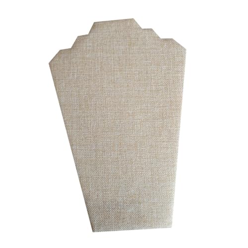 Hellery Halskette Display Stand Schmuck Display Büste Schaufenster Dekoration Faltbare Halskette Büste Staffelei Stehen für, Beige Hellery Halskette Display Stand Schmuck Display Büste Schaufenster Dekoration Faltbare Halskette Büste Staffelei Stehen für, Beige von Hellery