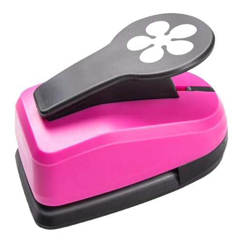 Hellery Motivlocher Bastelstanzer Lochstanzer Papierstanzer Als Handgehaltenes Werkzeug Aus PP Material mit Ergonomischem Griff für Kinder Und Scrapbooking, Blume Hellery Motivlocher Bastelstanzer Lochstanzer Papierstanzer Als Handgehaltenes Werkzeug Aus PP Material mit Ergonomischem Griff für Kinder Und Scrapbooking, Blume von Hellery