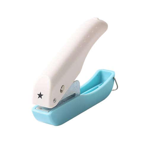 Hellery Motivlocher Papierstanzer Bastellocher Handstanzer Aus Robustem PP Material mit Ergonomischem Griff für Stabile Bedienung für Kinder Zur Kartengestalt, Stern Hellery Motivlocher Papierstanzer Bastellocher Handstanzer Aus Robustem PP Material mit Ergonomischem Griff für Stabile Bedienung für Kinder Zur Kartengestalt, Stern von Hellery