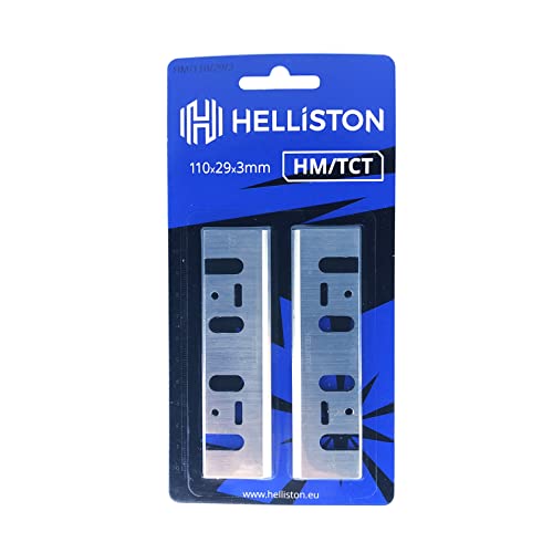 HM/TCT Hobelmesser 110mm für Elektrohobel Armateh AT-9140 (1 Satz = 2 Hobelmesser) von Helliston