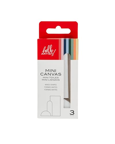 Hello, Artist! Mini-Leinwand, 3er-Set, gemischte Formen, für Anfänger Künstler und Bastler, geeignet für nasse und trockene Medien, Ölfarbe, Acrylfarbe, Heim- oder Klassenzimmer Hello, Artist! Mini-Leinwand, 3er-Set, gemischte Formen, für Anfänger Künstler und Bastler, geeignet für nasse und trockene Medien, Ölfarbe, Acrylfarbe, Heim- oder Klassenzimmer von Hello, Artist!
