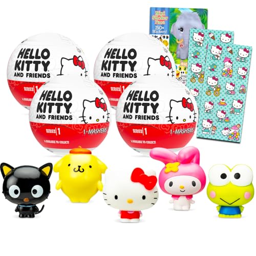 Hello Kitty Blind Box Party Favors Mash'Ems Blind Ball Minifiguren, Aufkleber und mehr Hello Kitty Blind Box Party Favors Mash'Ems Blind Ball Minifiguren, Aufkleber und mehr von Hello Kitty