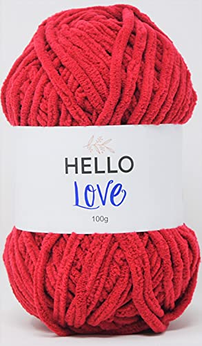 HELLO LOVE Garn, Rosenrot, 100 g HELLO LOVE Garn, Rosenrot, 100 g von Hello Love