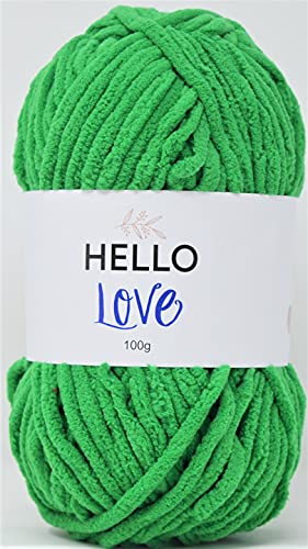 HELLO LOVE Garn, grün, 100 g HELLO LOVE Garn, grün, 100 g von Hello Love