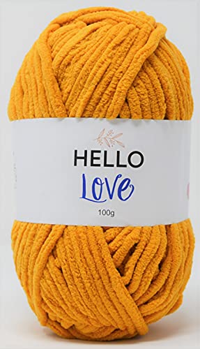 Hello Love Garn, Gold, 100 g Hello Love Garn, Gold, 100 g von Hello Love