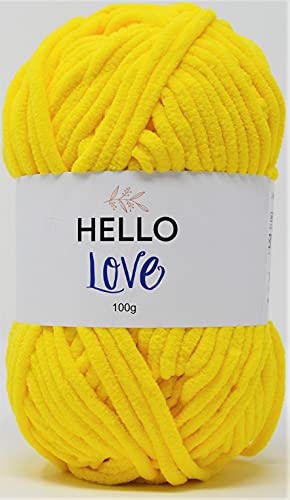 Hello Love Garn, Schulgelb, 100 g Hello Love Garn, Schulgelb, 100 g von Hello Love