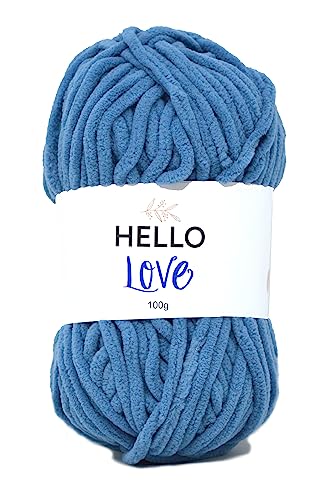Hello Love - Mittelblau, 100 g - Garn Hello Love - Mittelblau, 100 g - Garn von Hello Love
