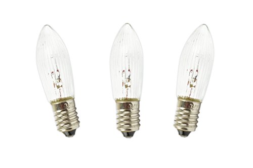 * 3er Set Ersatzbirnen Ersatzlampen für Schwibbogen Lichterbogen von Helmecke & Hoffmann