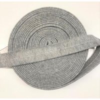 1Meter Ärmelfischband 50mm breit grau von Helsa