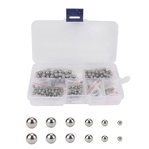 Kugellager Kugeln Lagerkugeln, Edelstahl Lagerkugeln, Präzisions Lager Stahlkugeln, Präzisionskugeln Aus Edelstahl, Industrielle Lager-Stahlbälle, für Rollen Förderer Skates, 300 Stück Kugellager Kugeln Lagerkugeln, Edelstahl Lagerkugeln, Präzisions Lager Stahlkugeln, Präzisionskugeln Aus Edelstahl, Industrielle Lager-Stahlbälle, für Rollen Förderer Skates, 300 Stück von Helweet