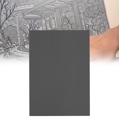 Lasergummi Stempel, Laser Gummi Blatt Pad, Rubber Stamp Sheet für Diy Crafts Stamp Gravurmaschinen, Ausgezeichneter Verschleißfestigkeit Druck Gravur Stempel für handgeschnitzte Kunstwerke DIY von Helweet