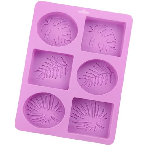 Seifenformen Silikon, Handgefertigte Seifenform, Seifenform Silikon,Soap Mold, DIY Silikon Form, Zubehör für die Seifenherstellung Weiche Antihaft Cupcake Muffin Backform für DIY Hausgemachte Handwerk von Helweet