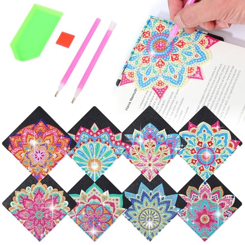 8 Stück Diamond Painting Lesezeichen, Basteln Mädchen ab 6 7 8 9 10 11 12 Jahre Geschenke, DIY Lesezeichen Spielzeug Basteln Kinder Erwachsene, Schultüte Füllung für Einschulung Mädchen 8 Stück Diamond Painting Lesezeichen, Basteln Mädchen ab 6 7 8 9 10 11 12 Jahre Geschenke, DIY Lesezeichen Spielzeug Basteln Kinder Erwachsene, Schultüte Füllung für Einschulung Mädchen von Hemiks