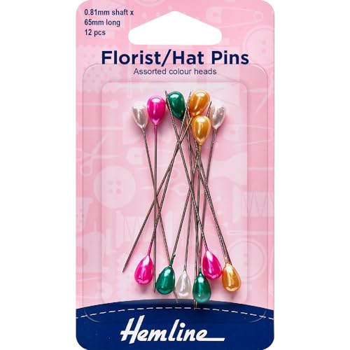 Floristenbedarf/Mütze Pins, 70 mm, mehrfarbig von Hemline