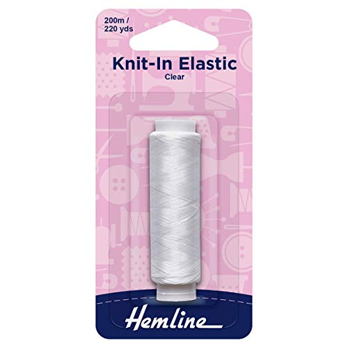 Hemline Strickgummi, transparent, 200 m, Häkeln & Stricken, elastisch, Polyester, Garn Hemline Strickgummi, transparent, 200 m, Häkeln & Stricken, elastisch, Polyester, Garn von Hemline