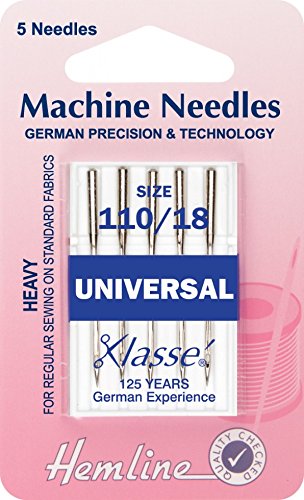 Hemline Nähmaschinennadeln für extra-dicke Materialien, Größe 110 / 18 Hemline Nähmaschinennadeln für extra-dicke Materialien, Größe 110 / 18 von Hemline