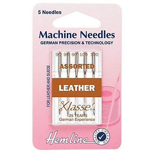 Hemline Universal-Nähmaschinennadeln, Leder, pro Packung Hemline Universal-Nähmaschinennadeln, Leder, pro Packung von Hemline