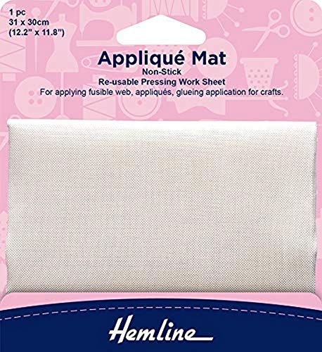 Hemline antihaftbeschichtetes Bügeltuch für Bügelbilder, 28 cm x 33 cm Hemline antihaftbeschichtetes Bügeltuch für Bügelbilder, 28 cm x 33 cm von Hemline