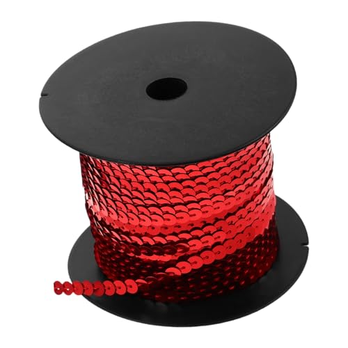 Hemobllo 1 Rolle Elastisches Paillettenband, Zum Selbermachen, Basteln, Kleidungsband, Stretch-kostümbesatz, Basteln, Dekorative Paillettenstreifen, Zubehör Für Nähprojekte von Hemobllo