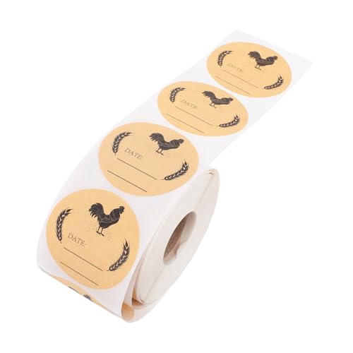 Hemobllo 1 Rolle Verpackungsetikett für Eierkarton runden selbst Paket Aufkleber Etiketten für Küchenkonserven Kraftpapier Hemobllo 1 Rolle Verpackungsetikett für Eierkarton runden selbst Paket Aufkleber Etiketten für Küchenkonserven Kraftpapier von Hemobllo