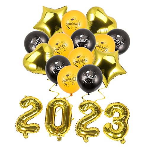 Hemobllo 1 Satz Abschlusszertifikatballon Ballonzubehör Goldrand Abschluss-Klassenzimmer-Ornamente Luftballons Abschluss-Herz-Design-Ballon 2023 Partyballons banner Aluminiumfolie Golden Hemobllo 1 Satz Abschlusszertifikatballon Ballonzubehör Goldrand Abschluss-Klassenzimmer-Ornamente Luftballons Abschluss-Herz-Design-Ballon 2023 Partyballons banner Aluminiumfolie Golden von Hemobllo