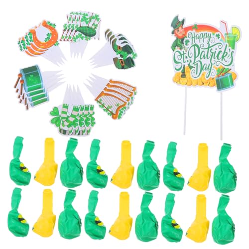 Hemobllo 1 Satz Kleeblatt-partydekorationen St. Patricks Day Ballon Dekorativ St Patricks Day Dekorationen Ballon-kuchendekorationen Thema Dekorationen Für Ballonkuchen Gummi Grün Hemobllo 1 Satz Kleeblatt-partydekorationen St. Patricks Day Ballon Dekorativ St Patricks Day Dekorationen Ballon-kuchendekorationen Thema Dekorationen Für Ballonkuchen Gummi Grün von Hemobllo