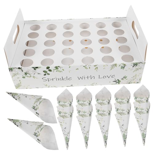Hemobllo 1 Satz Konfetti -Kegelbox Hochzeitsdekoration Gefälligkeiten für Hochzeitsfeiern Partyzubehör zur Hochzeit Stand Strauß Hochzeitskegelhalter Kegelstrauß-Set Papier Weiß Hemobllo 1 Satz Konfetti -Kegelbox Hochzeitsdekoration Gefälligkeiten für Hochzeitsfeiern Partyzubehör zur Hochzeit Stand Strauß Hochzeitskegelhalter Kegelstrauß-Set Papier Weiß von Hemobllo