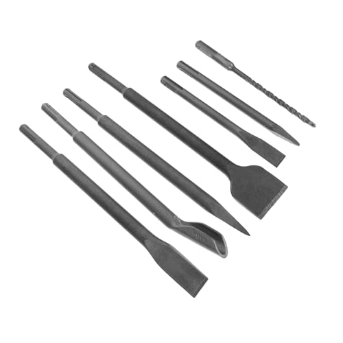 Hemobllo 1 Satz Meißel Elektrik -pickel -set Spatenbohrgeräte Für Holz Spiralbohrer Seitenschneider Schraubendreherbit Schraubenstücke Zum Bohrer Spatenbohrer Grey 40 Chromstahl von Hemobllo
