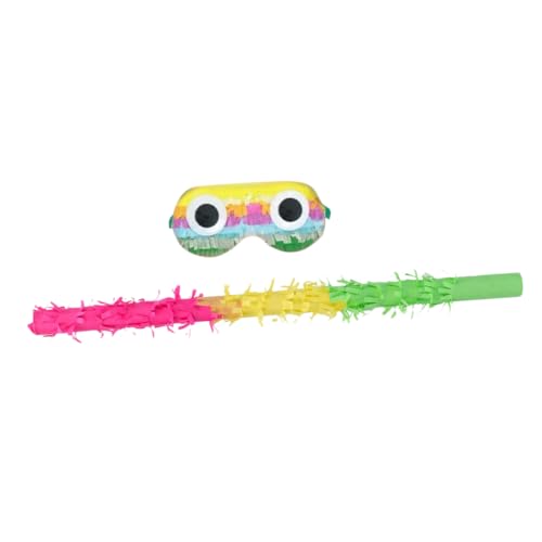 Hemobllo 1 Satz Pinata Stick und Augenmaske für Kindergeburtstag Lustige Partydekoration Zubehör für Feierlichkeiten und Festspiele Robustem und Gefertigt Hemobllo 1 Satz Pinata Stick und Augenmaske für Kindergeburtstag Lustige Partydekoration Zubehör für Feierlichkeiten und Festspiele Robustem und Gefertigt von Hemobllo
