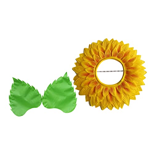 Hemobllo 1 Satz Sonnenblumenkopfbedeckung Größe Blumenkostüm für Erwachsene sonnenblumen kopfschmuck faschingskostüme kleidung bienen zubehör Halloween-Sonnenblumen-Kopfbedeckung Blumenhut Hemobllo 1 Satz Sonnenblumenkopfbedeckung Größe Blumenkostüm für Erwachsene sonnenblumen kopfschmuck faschingskostüme kleidung bienen zubehör Halloween-Sonnenblumen-Kopfbedeckung Blumenhut von Hemobllo