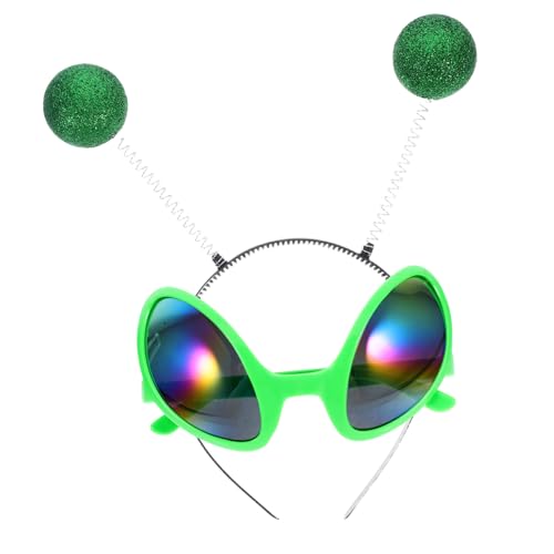 Hemobllo 1 Set Alien Brille Stirnband Haarschmuck Für Stirnbänder Kreatives Stirnband Alien Kopfband Cartoon Haarband Weltraum Party Brille Alien Party Grün Hemobllo 1 Set Alien Brille Stirnband Haarschmuck Für Stirnbänder Kreatives Stirnband Alien Kopfband Cartoon Haarband Weltraum Party Brille Alien Party Grün von Hemobllo