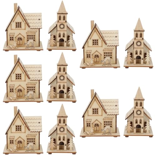 Hemobllo 10 Stk Nachtlicht Aus Holz Altes Weihnachtsdorf Weihnachtlich Beleuchtetes Weihnachtshandwerk Selber Machen Weihnachtlich Leuchtendes Weihnachten Anhänger Kind Hölzern Hemobllo 10 Stk Nachtlicht Aus Holz Altes Weihnachtsdorf Weihnachtlich Beleuchtetes Weihnachtshandwerk Selber Machen Weihnachtlich Leuchtendes Weihnachten Anhänger Kind Hölzern von Hemobllo