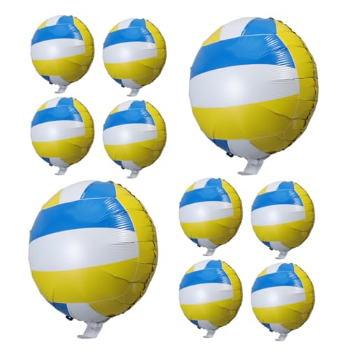 Hemobllo 10 Stück 18 Volleyball Ballons Volleyball Geburtstagsdekorationen Volleyball Party Dekoration Volleyball Zubehör Volleyball Party Zubehör Volleyball Seniorenabend Hemobllo 10 Stück 18 Volleyball Ballons Volleyball Geburtstagsdekorationen Volleyball Party Dekoration Volleyball Zubehör Volleyball Party Zubehör Volleyball Seniorenabend von Hemobllo