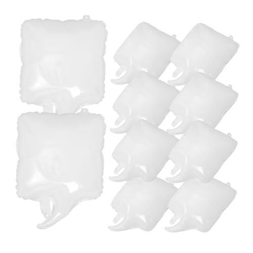 Hemobllo 10 Stück DIY Weiße Leere Quadratische Luftballons: Aluminiumfolienballons – Leicht Und Selbstdichtend Für Geburtstags-, Hochzeits- Und Partyzubehör Hemobllo 10 Stück DIY Weiße Leere Quadratische Luftballons: Aluminiumfolienballons – Leicht Und Selbstdichtend Für Geburtstags-, Hochzeits- Und Partyzubehör von Hemobllo
