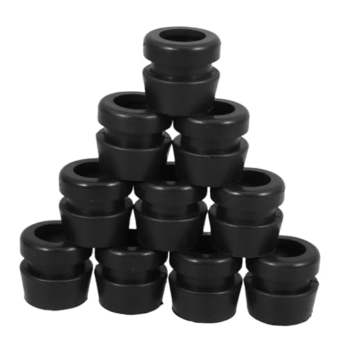 Hemobllo 10 Stück Kettensägen-Stoßdämpfer Teile des Kettensägengriffs Kettensägenteile Vibrationsdämpfung Stabilitätsteile für Kettensägen Kettensägengriffkissen Gummi Black von Hemobllo
