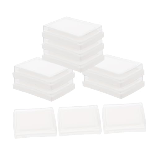Hemobllo 10 Stück Leere Stempelkissen mit Dicker Schwammschicht Vielseitig für DIY Bastelprojekte Ungiftig Farbintensiv Geeignet für Fingerabdruck und Scrapbooking Hemobllo 10 Stück Leere Stempelkissen mit Dicker Schwammschicht Vielseitig für DIY Bastelprojekte Ungiftig Farbintensiv Geeignet für Fingerabdruck und Scrapbooking von Hemobllo